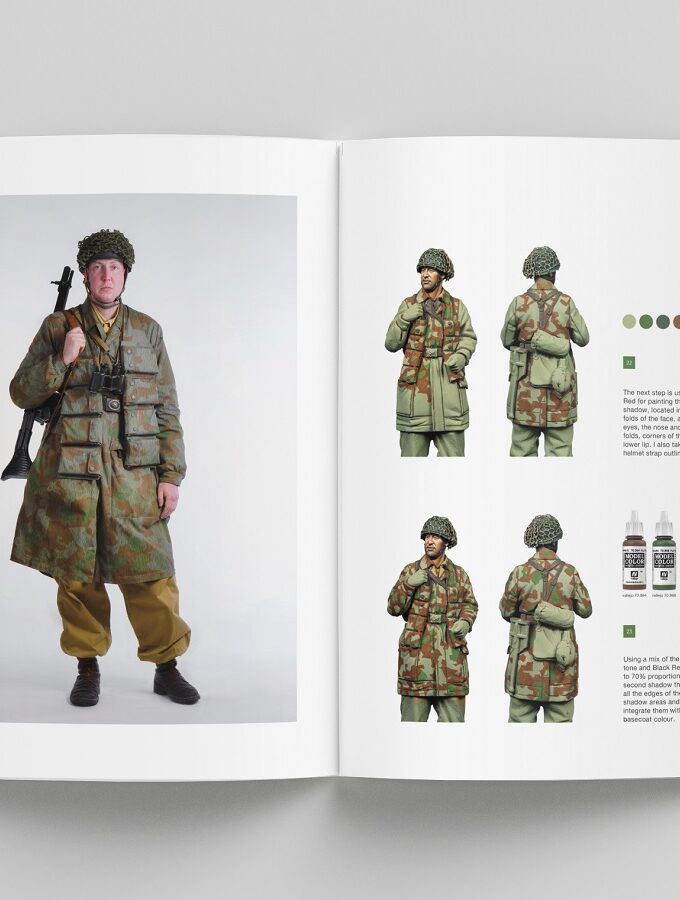 Scale modeling WW2 German camouflage uniforms