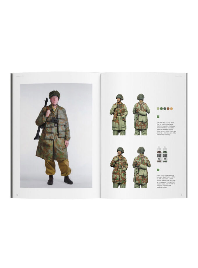 Scale modeling WW2 German camouflage uniforms
