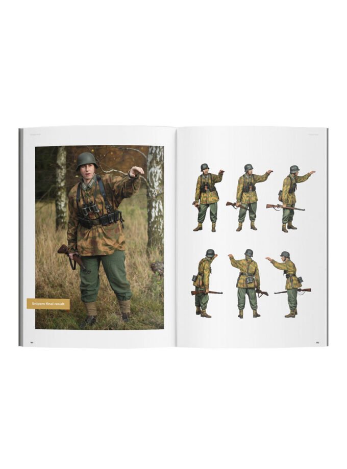 Scale modeling WW2 German camouflage uniforms